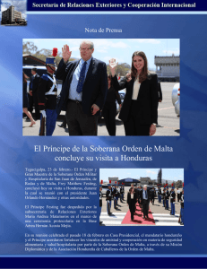 El Príncipe de la Soberana Orden de Malta concluye su visita a