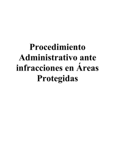 Procedimiento Administrativo ante infracciones en Áreas Protegidas