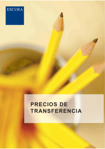 Monografía Precios de Transferencia