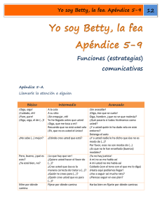 Yo soy Betty, la fea. Apéndice 5