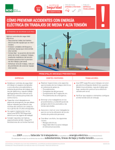 Cómo prevenir accidentes con energía eléctrica en