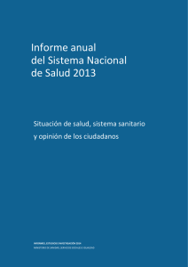 informe anual del sistema nacional de salud
