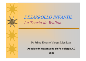 DESARROLLO INFANTIL La Teoría de Wallon.