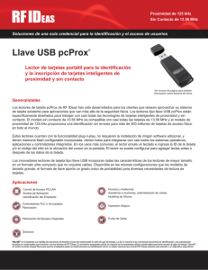 Llave USB pcProx