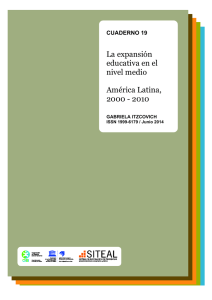 La expansión educativa en el nivel medio América Latina