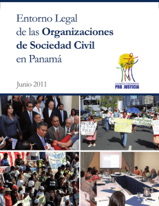 Entorno Legal de las Organizaciones de Sociedad Civil en Panamá
