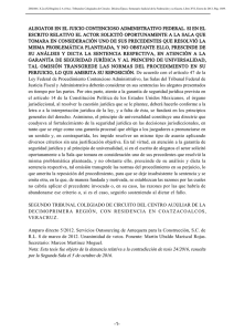 ALEGATOS EN EL JUICIO CONTENCIOSO ADMINISTRATIVO