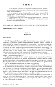 N O R M A S - Revista española de Documentación Científica