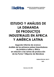 ESTUDIO Y ANÁLISIS DE LA DEMANDA DE PRODUCTOS