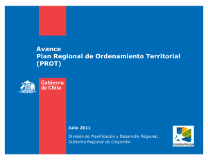 Avance Plan Regional de Ordenamiento Territorial (PROT)