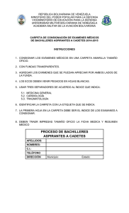 formato de examen medico - Universidad Militar Bolivariana