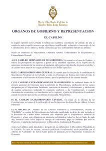 ORGANOS DE GOBIERNO Y REPRESENTACION
