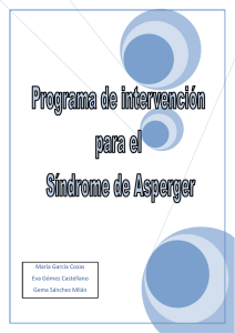 Programa de intervención para el Síndrome de Asperger