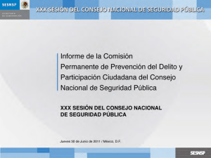 Comisión Permanente de Prevención del Delitos y Participación