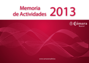 Memoria de Actividades 2013