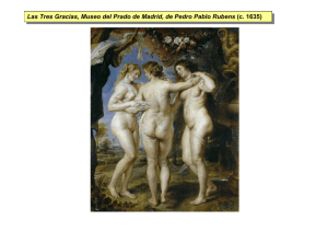 Las Tres Gracias, Museo del Prado de Madrid, de Pedro Pablo