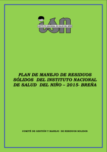 RESIDUOS SOLIDOS- 2015-INSN - INSN Instituto Nacional