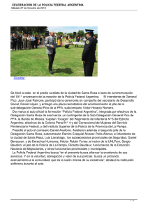 celebración de la policia federal argentina