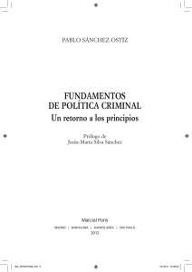 FUNDAMENTOS DE POLÍTICA CRIMINAL Un retorno a los principios