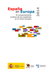 España en Europa. Año 2014. - Instituto de Estudios Turísticos