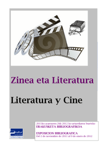 Zinea eta Literatura Literatura y Cine