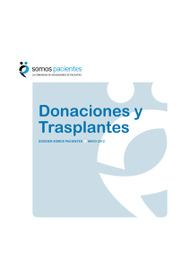 Donaciones y Trasplantes
