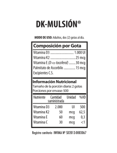 DK MULSIÓN - Nutrabiotics