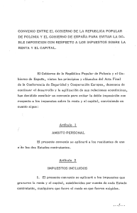 convenio entre el gobierno de la republica popular de polonia y el