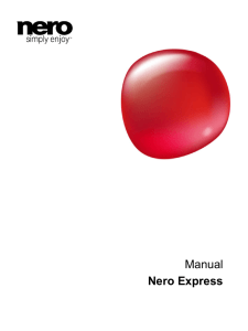 Manual Nero Express