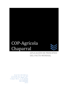 COP-Agrícola Chaparral
