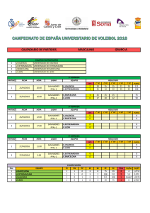 Descarga los resultados de la primera jornada del CEU de Voleibol