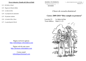 Clases de escuela dominical - Curso 2009-2010