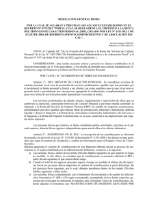 Resolución 80-12 que reglamenta Decreto del IRP