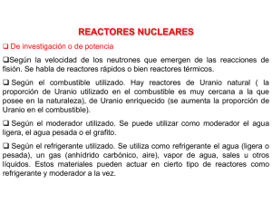 Reactores nucleares