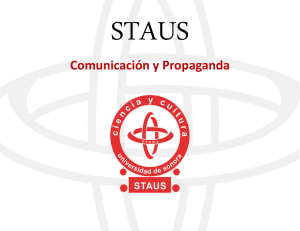 Comunicación y Propaganda - Staus