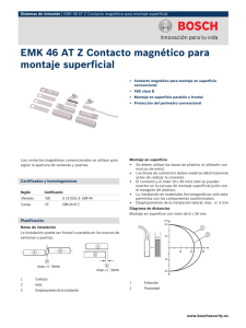 EMK 46 AT Z Contacto magnético para montaje superficial