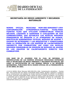 nom-085-semarnat-1994 - Gobierno del Estado de Aguascalientes