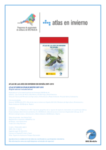 Atlas de las Aves en Invierno en España