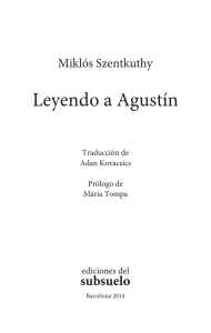 Leyendo a Agustín - Ediciones del Subsuelo