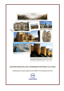 gestión municipal del patrimonio histórico-cultural - Inicio