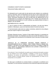 CONGRESO CONSTITUYENTE CIUDADANO TEHUACAN PUEBLA