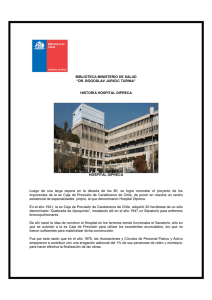 Historia Hospital Dipreca - Biblioteca Ministerio de Salud