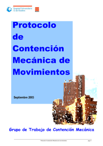 Protocolo de Contención Mecánica de Movimientos