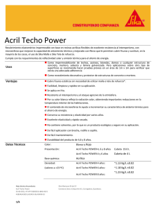 Acril Techo Power