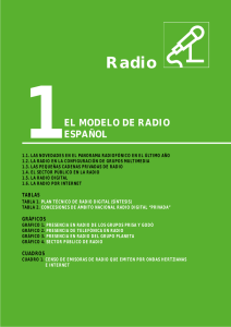 1. el modelo de radio español