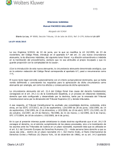 Diario La Ley, núm. 8580, Sección Tribuna (10 de julio de 2015)