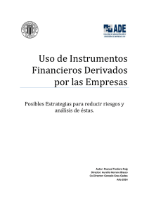 Uso de Instrumentos Financieros Derivados por las Empresas