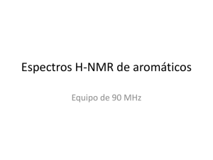 Espectros H-NMR de aromáticos