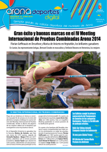 Boletín Informativo Digital Arona Deportes Nº 14 [pdf 562.0 KB]