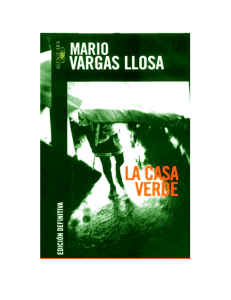 Mario Vargas Llosa La casa verde